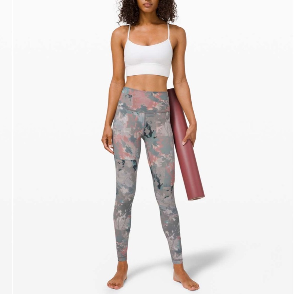 lululemon leggings | 2 abstract pastel